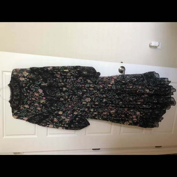 Free People Cassis Printed Chiffon Dress - Picture 2 of 13